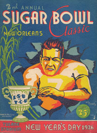 1936 Sugar Bowl Program