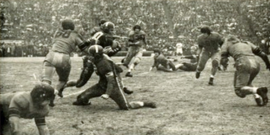 1942 Rose Bowl Action - 2