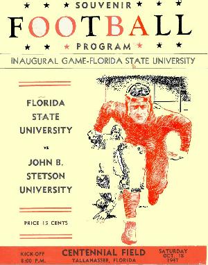 1947 Florida State-Stetson Program