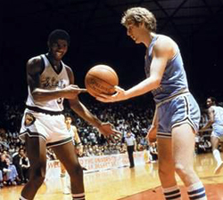 Magic Johnson and Larry Bird