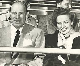 Leo Durocher and Laraine Day