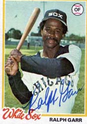 Ralph Garr, White Sox