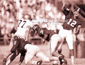 Joe Namath passes vs. Ga. Tech 1964