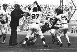 Juan Marichal attacks John Roseboro