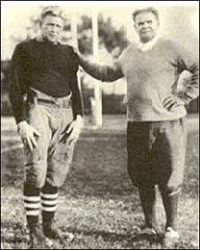 Ernie Nevers and Pop Warner