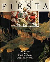 1988 Fiesta Bowl Program Cover