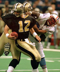 Saints QB Billy Joe Hobert