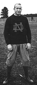 E Knute Rockne 1913