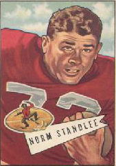 Norm Standlee with 49ers