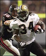 Saints RB Ricky Williams