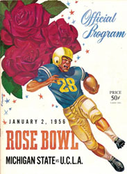1956 Rose Bowl program cover