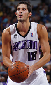 Omri Caspi of the Sacramento Kings