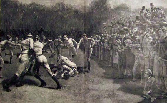1880 Football Action
