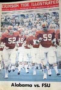 1974 FSU-Alabama Football Program