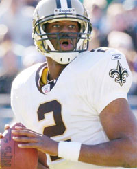 Saints QB Aaron Brooks