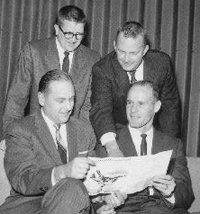 Bedford Wynne with other Cowboys Officials