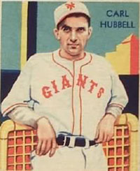 P Carl Hubbell, New York Giants
