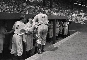 DiMaggio Reaches Dugout June 29, 1941