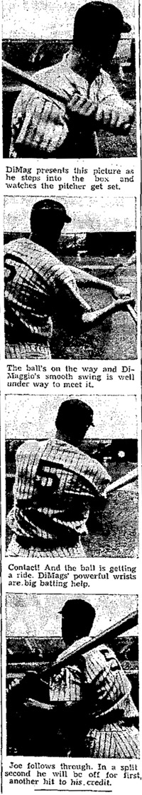 DiMaggio's Swing From Behind