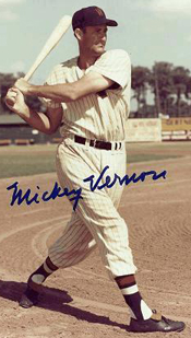 Mickey Vernon, Senators